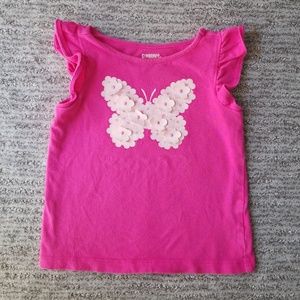 18-24 mo. Pink Flutter Sleeve Tank by Gymboree